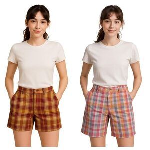 Sonoma Plaid Shorts Women's WOMAN'S Size 9/10